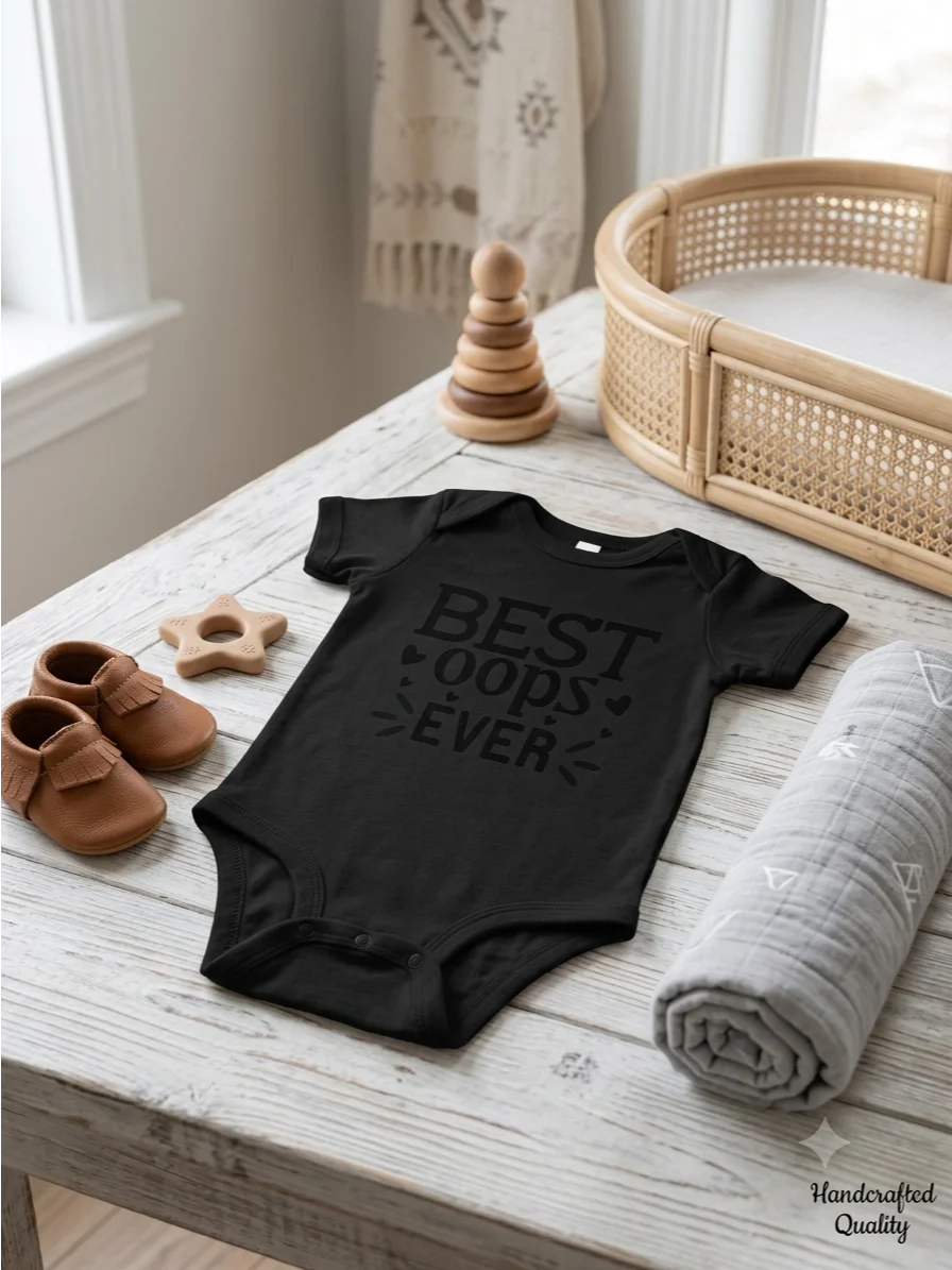 Best Oops Ever — Funny Baby Bodysuit product image (1)