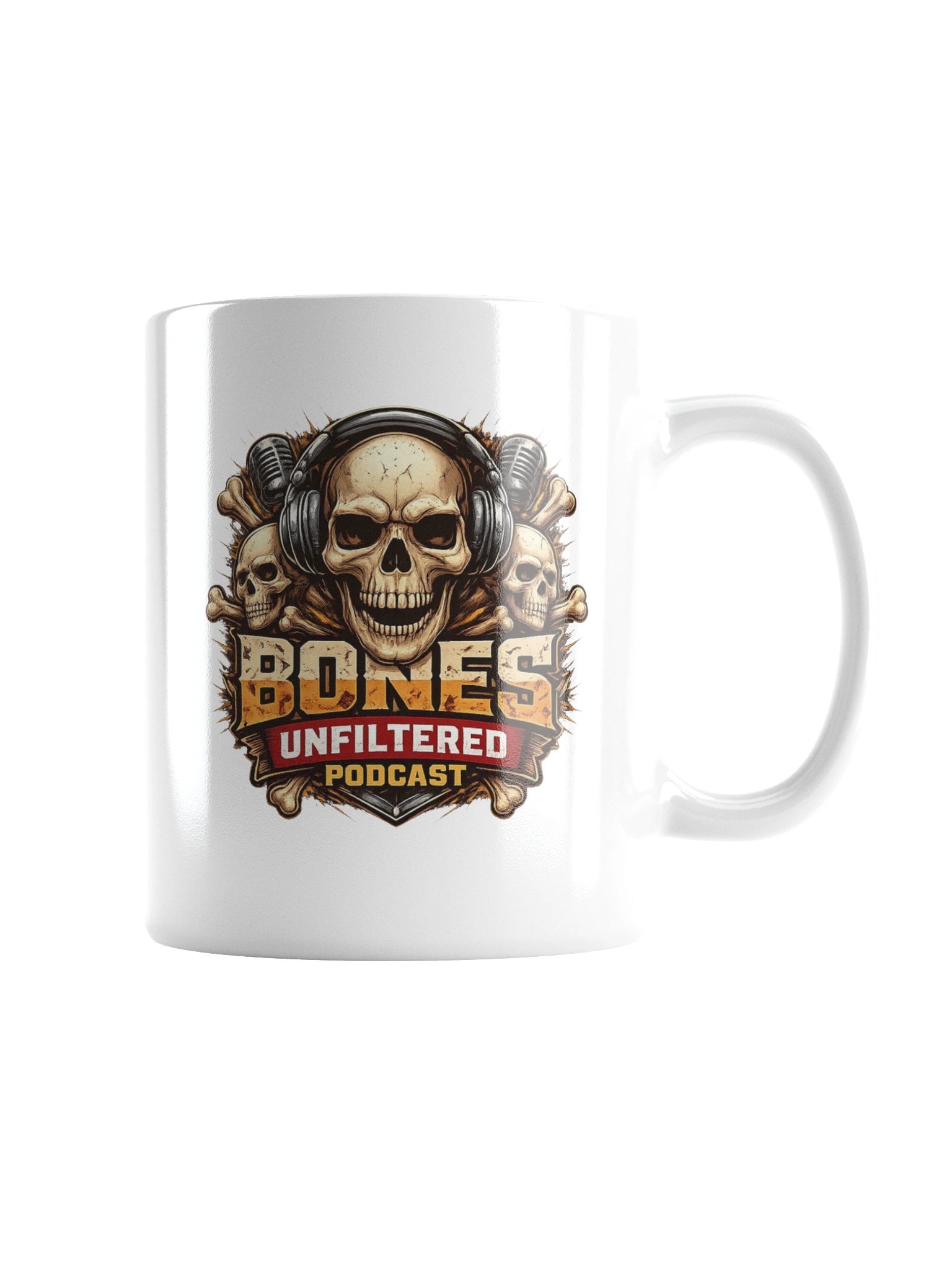 Bones Enterprises White Glossy Mug product image (3)