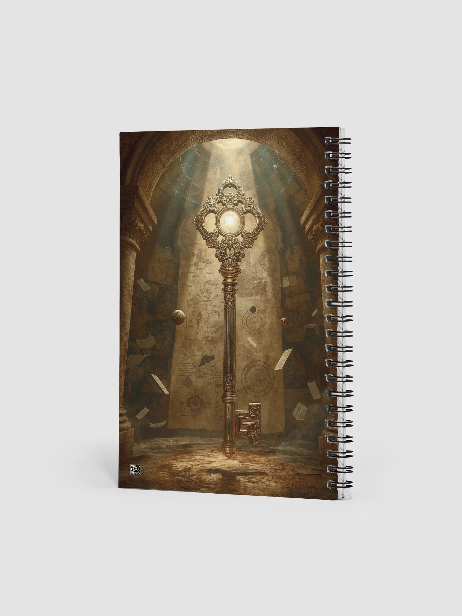 The Gatekeeper’s Key – Archive Journal Edition | Premium Spiral Notebook (140 Pages) product image (2)