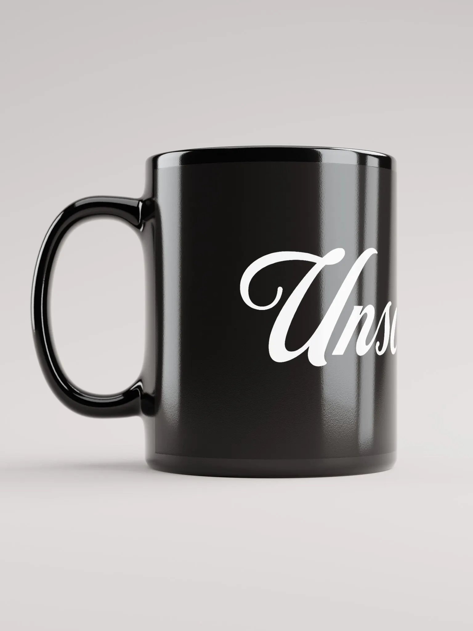 Unscripted Company Black Mug (Clean) product image (11)