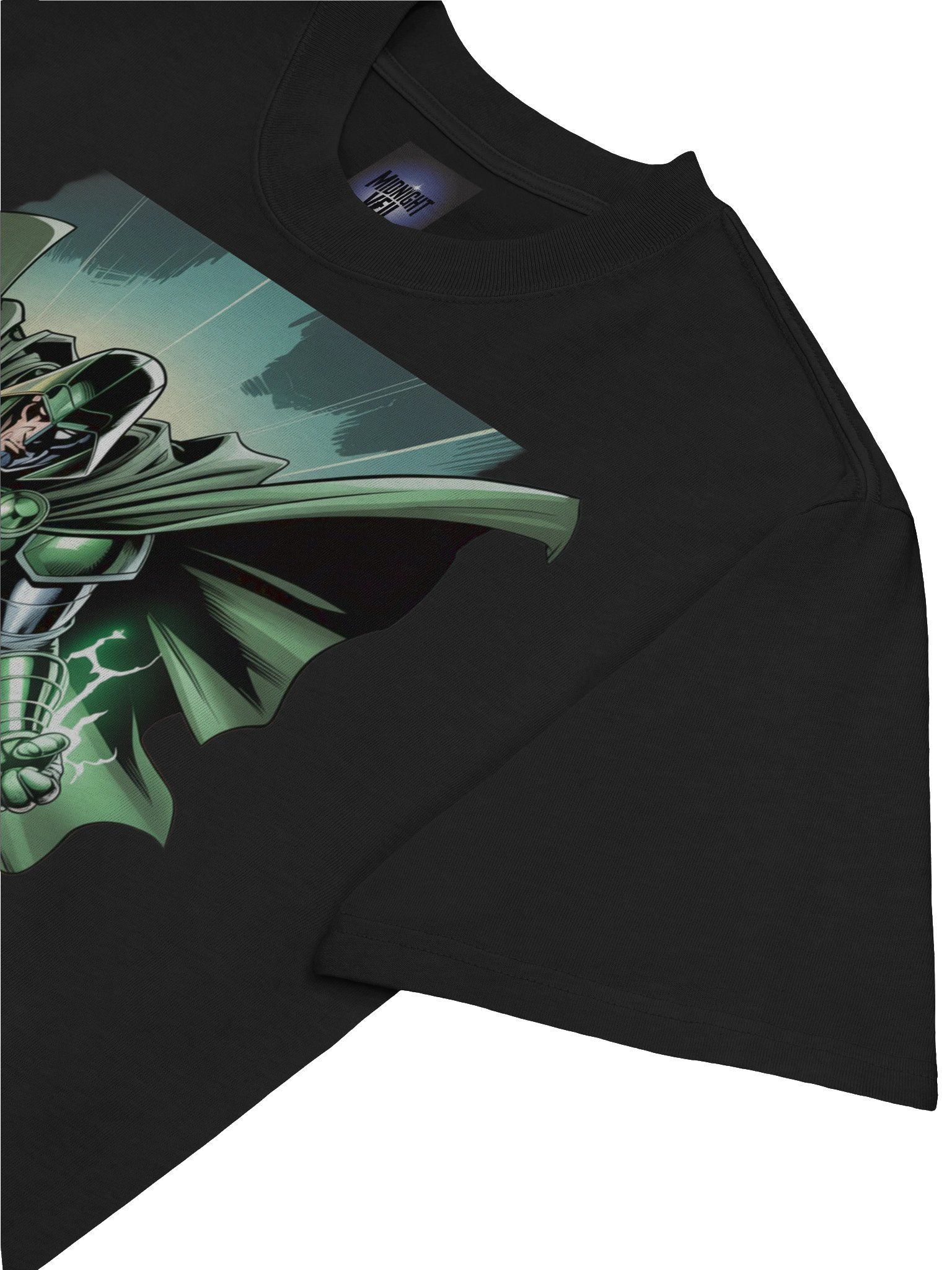 Dr. Doom's Emerald Eclipse – Premium Oversized Faded T-Shirt product image (7)