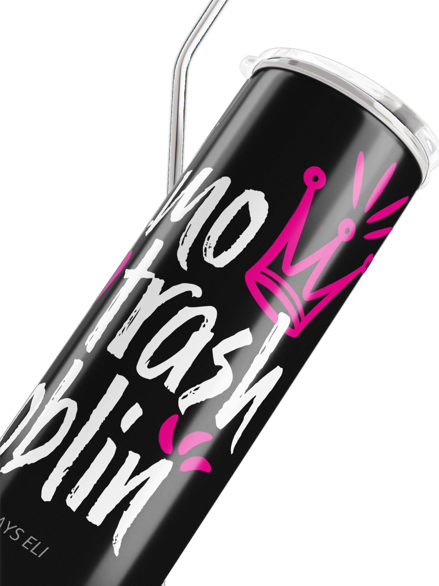 Emo Trash Goblin Stainless Steel Tumbler (Black) product image (4)