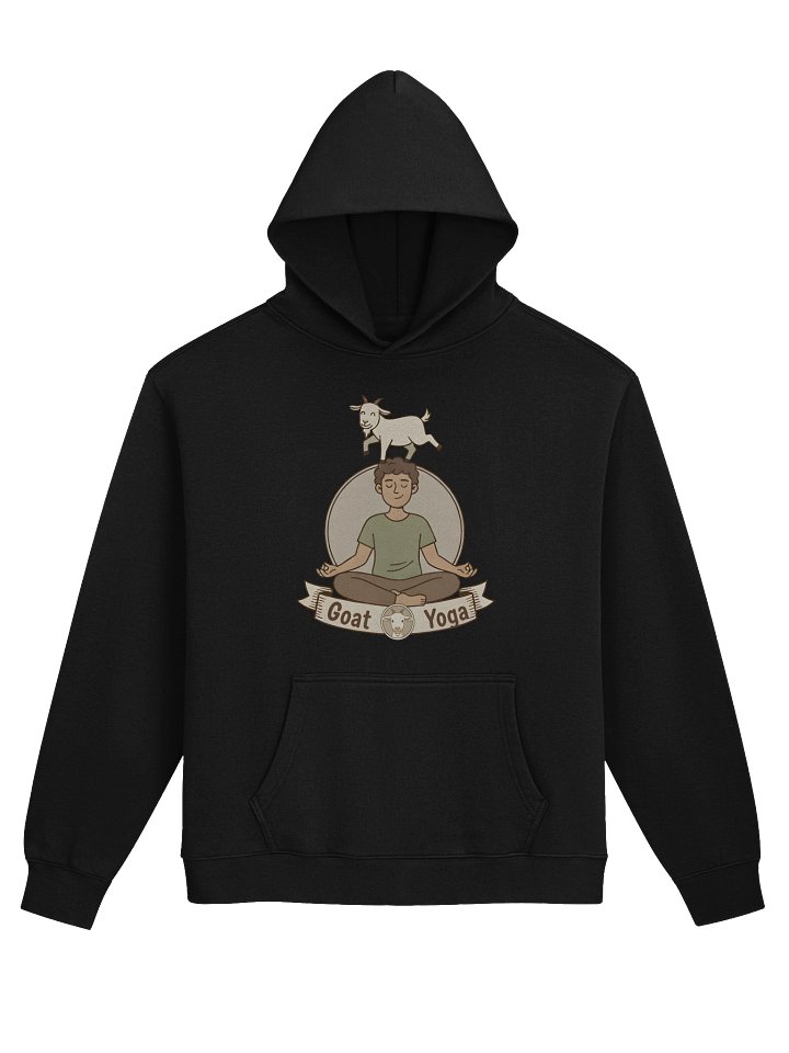 Zen Goat Yoga Unisex Hoodie (Male) product image (1)