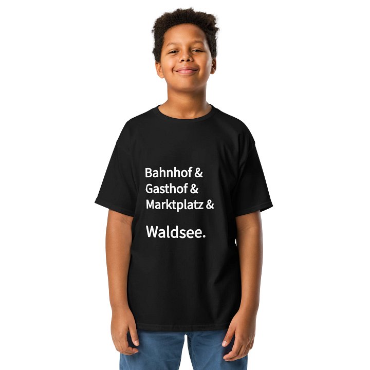 Bahnhof Gasthof Marktplatz Kids T-Shirt product image (1)