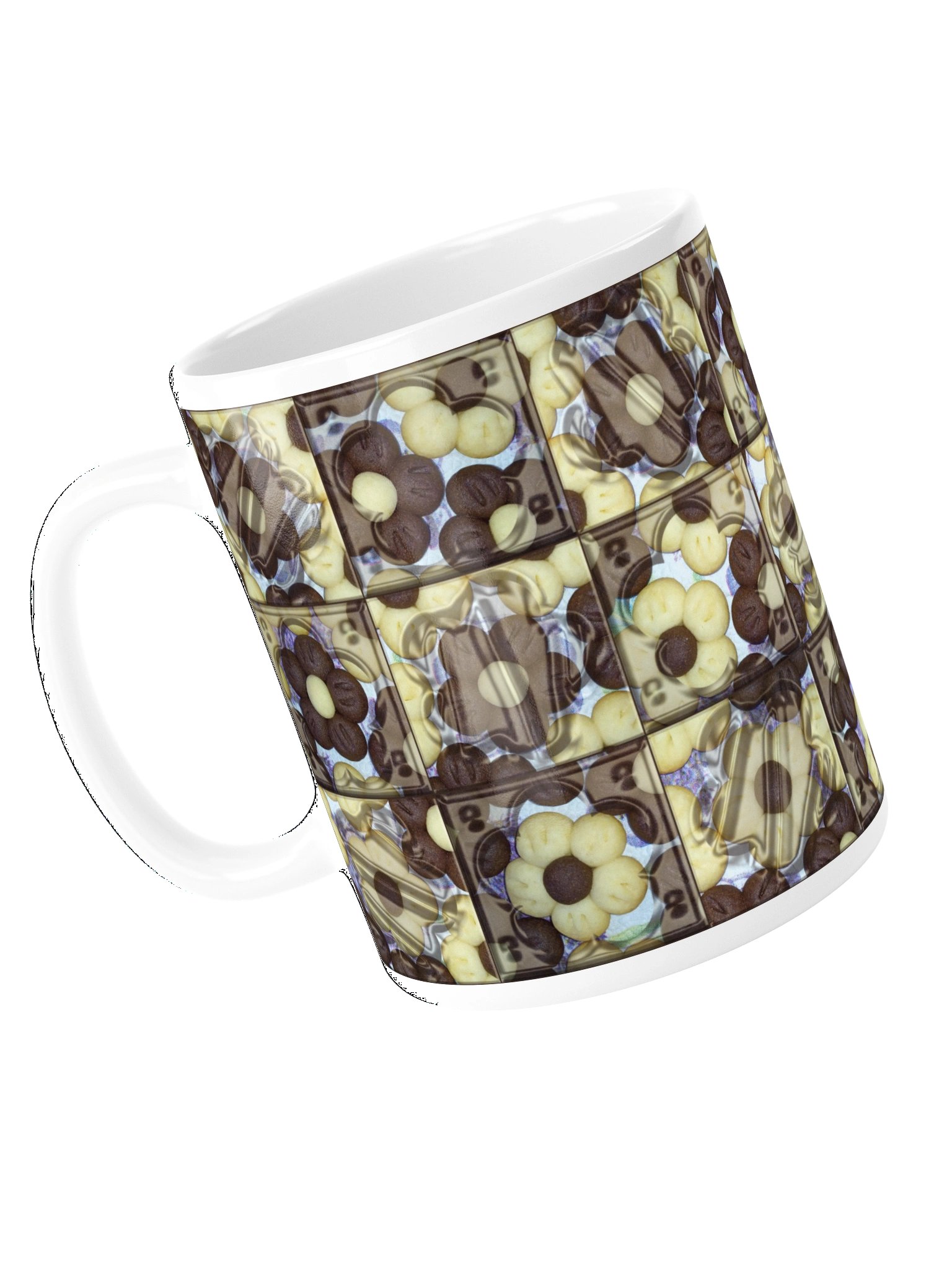 Mug Covered in Real Flower-Shaped Cookies product image (5)