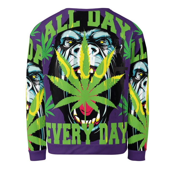 Gorilla Warfare - PURPLE | All-Day Unisex Sweatshirt product image (2)