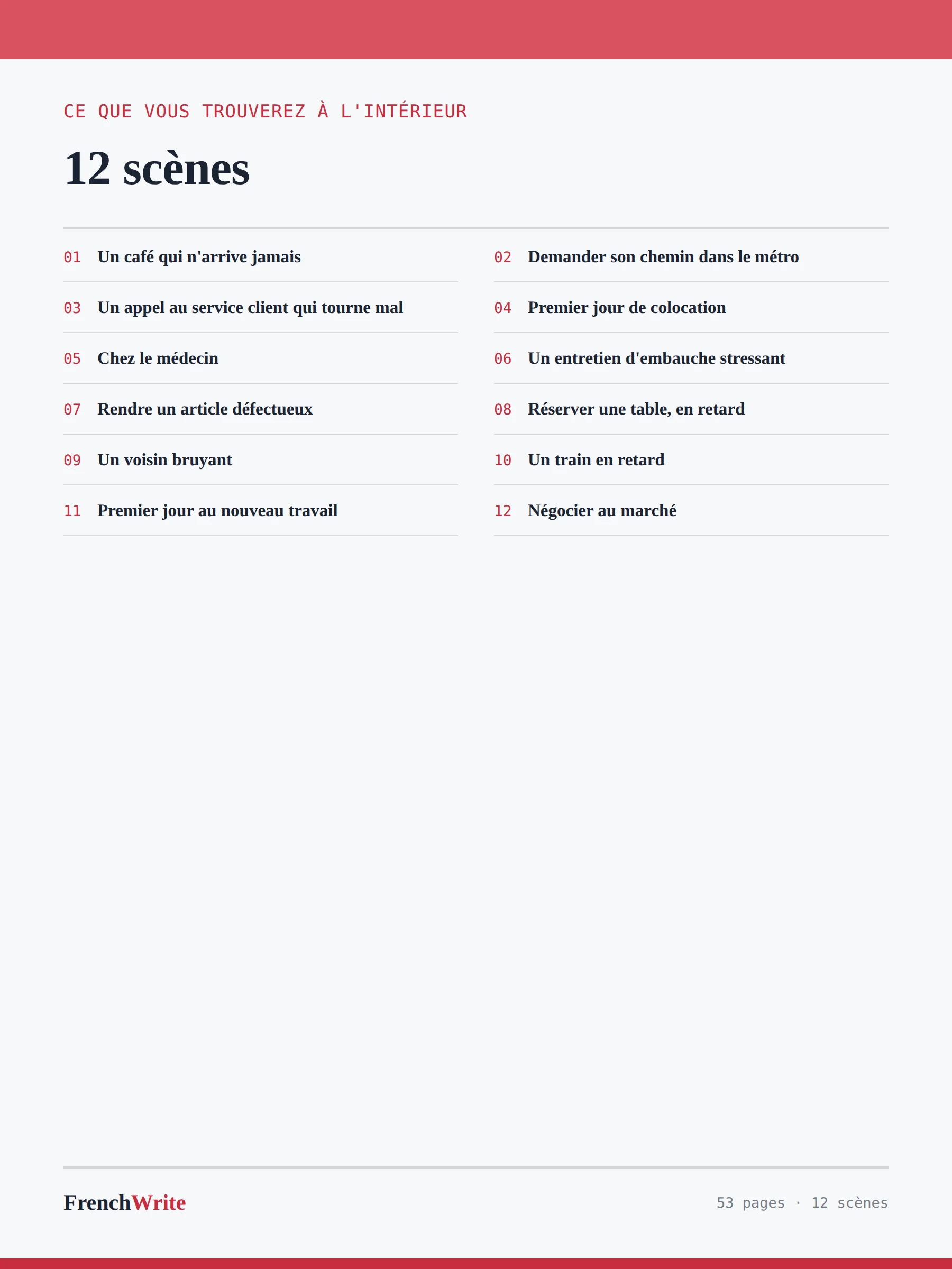 Scènes du quotidien Vol. 1 — PDF (A2–B1) product image (4)