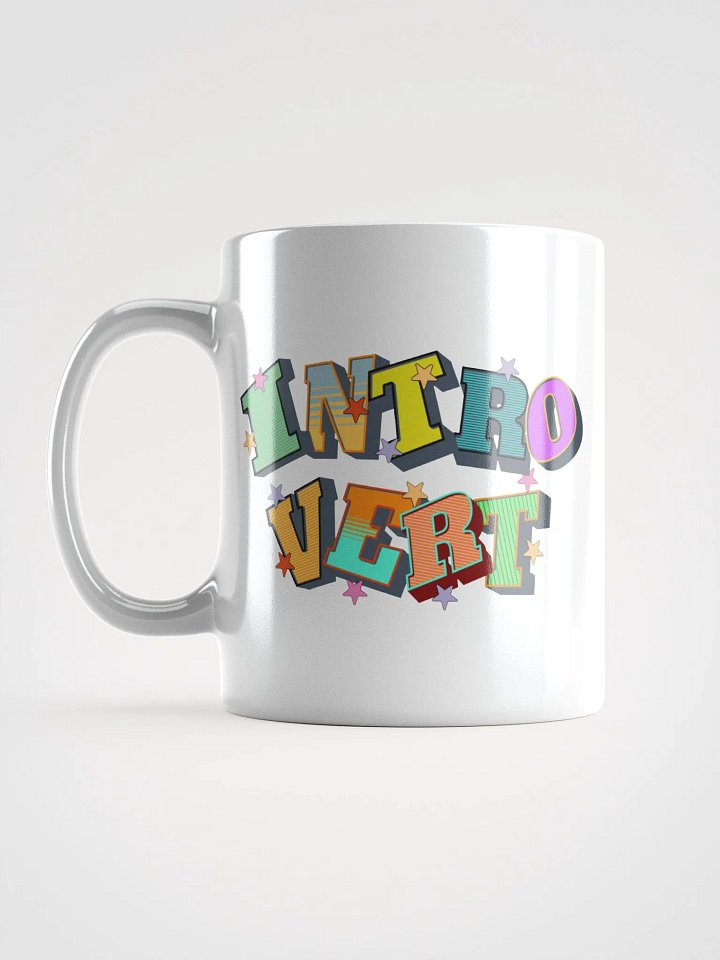 Introvert Block Letter Vibes Mug product image (1)