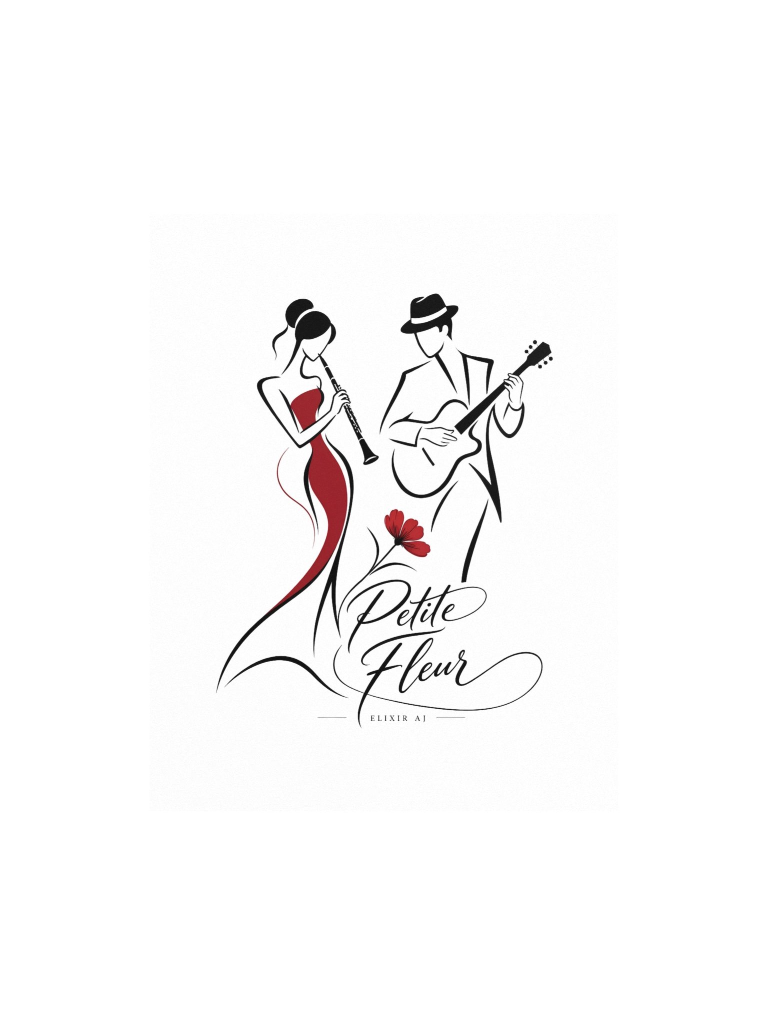 Petite Fleur – Elegant Jazz Art Print | Elixir AJ product image (1)
