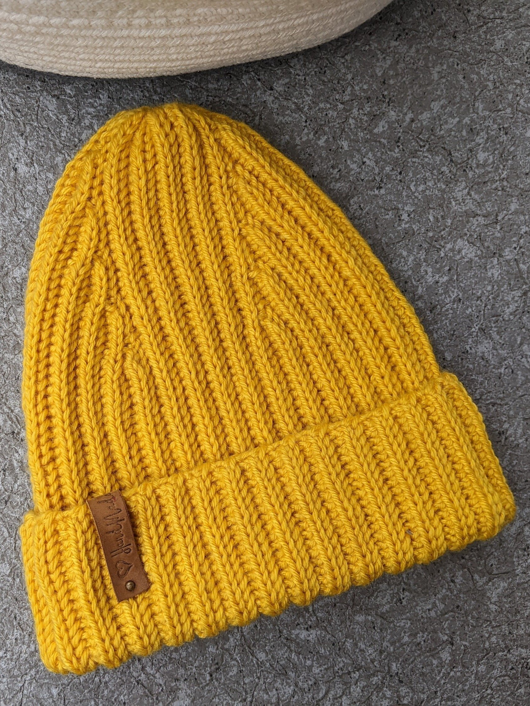 Crochet Ribbed Hat Pattern product image (4)