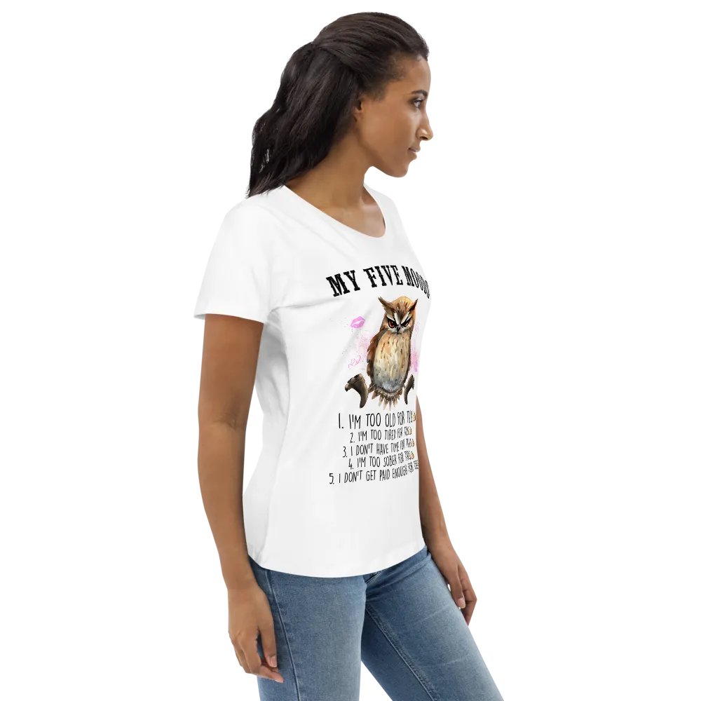 5 Moods Funny Joke Women's Tee product image (4)