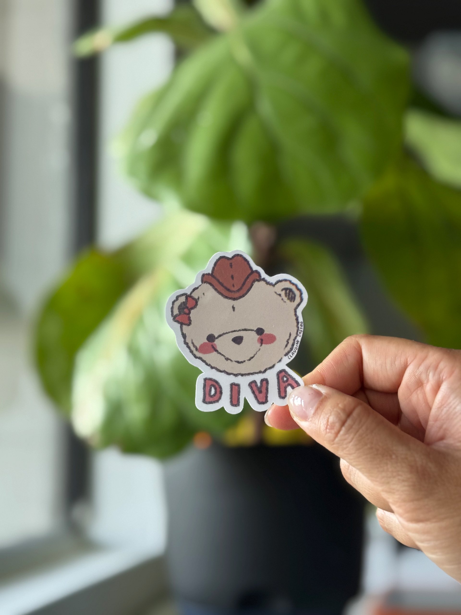 Amber Beary DIVA Waterproof Vinyl Sticker product image (2)