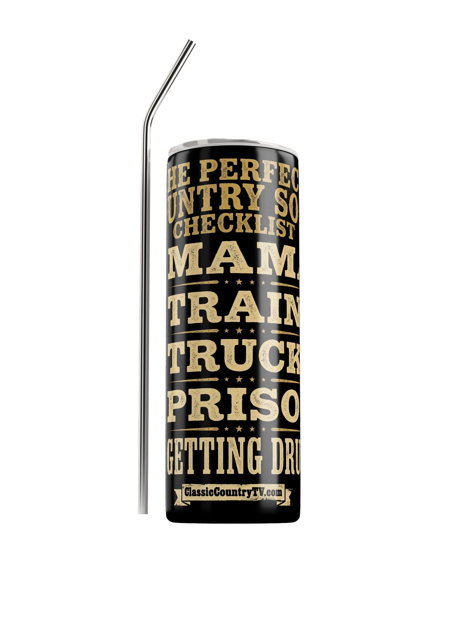 The Perfect Country Song Checklist — 20oz Tumbler product image (1)