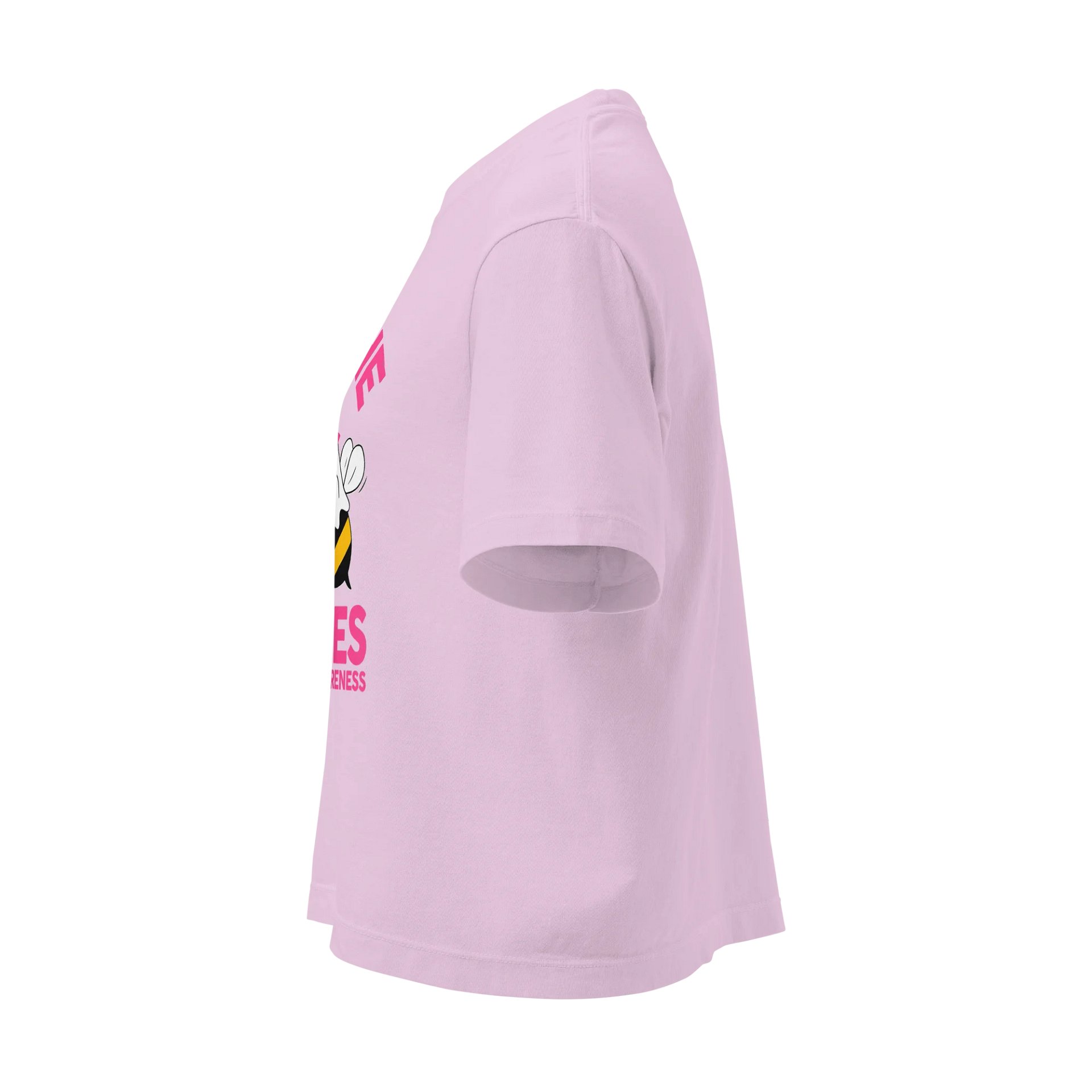 Boo Bees Breast Cancer Awareness Heavyweight Boxy T-Shirt product image (11)