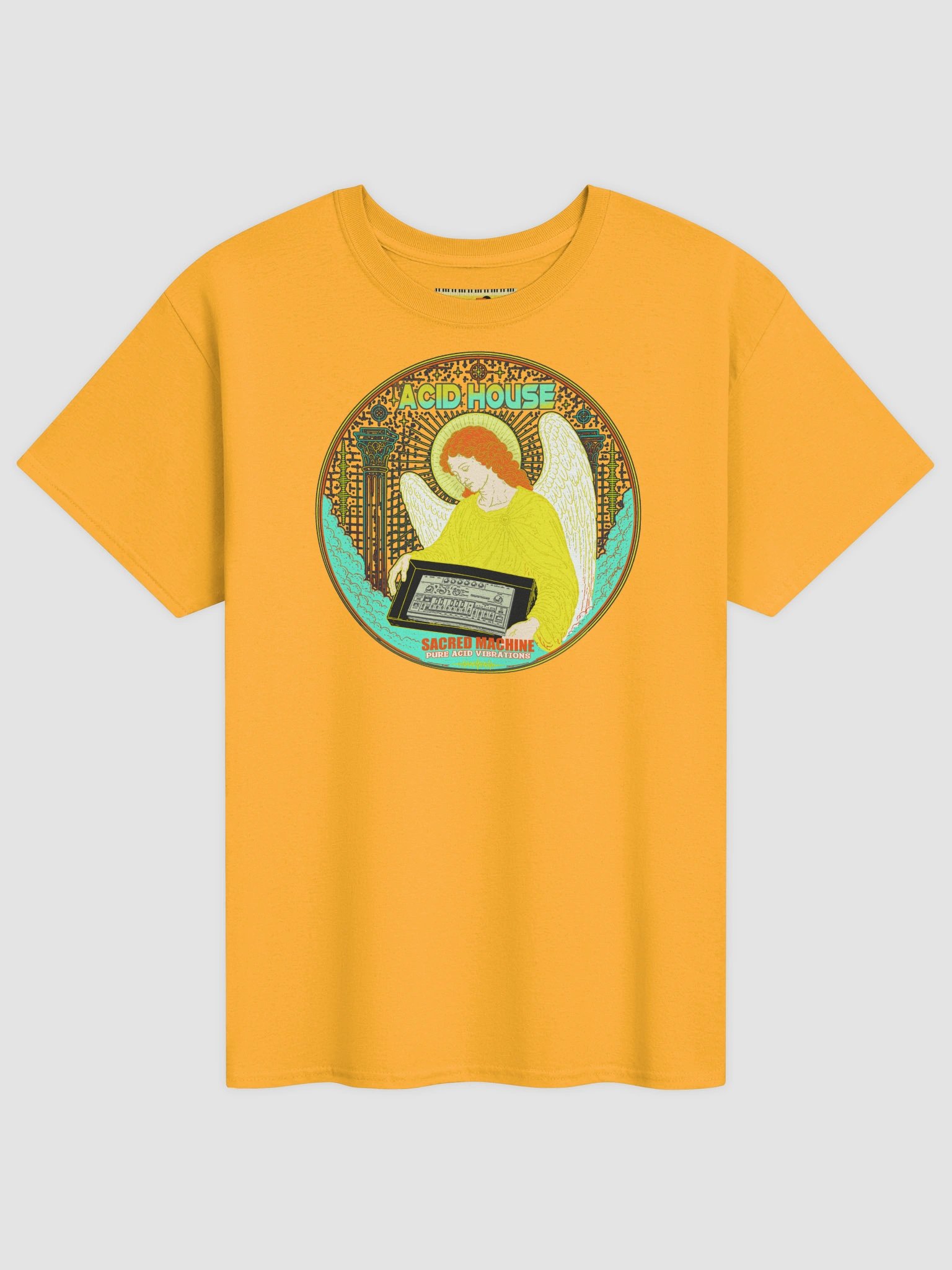 ACIDUS SANCTUS 303, by Frank Fonik Unisex t-shirt product image (1)