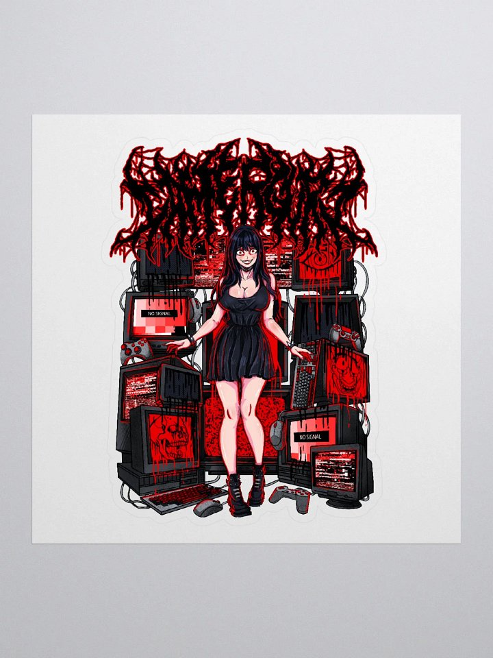 METAL GAMER GURL STCIKER!! product image (2)
