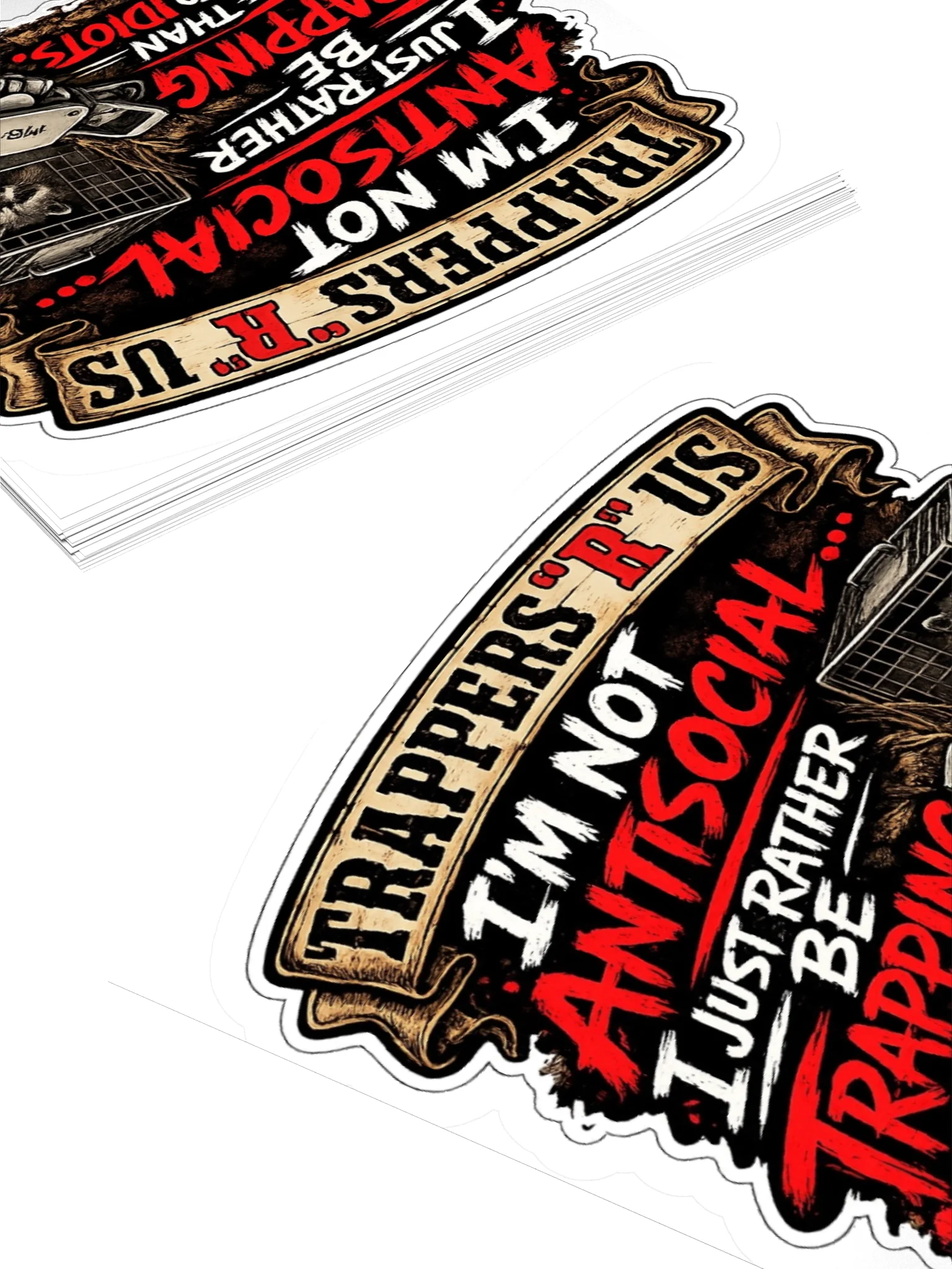 I'M NOT ANTISOCIAL STICKER product image (7)