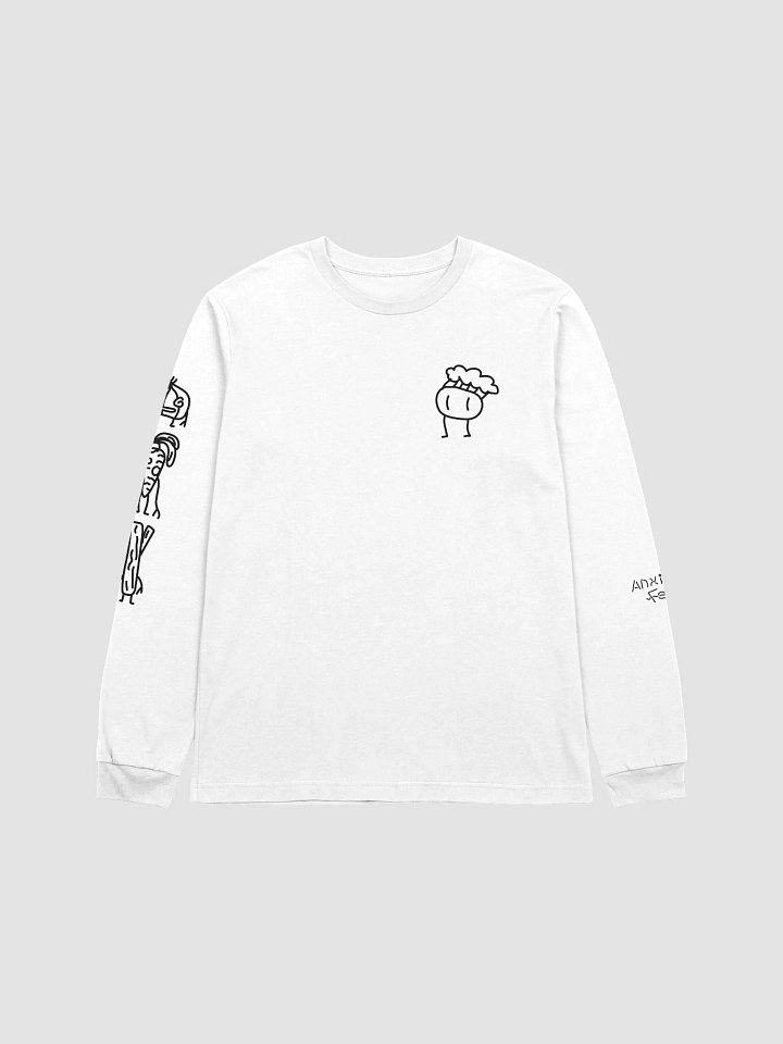 Food Doodle White Long Sleeve product image (1)
