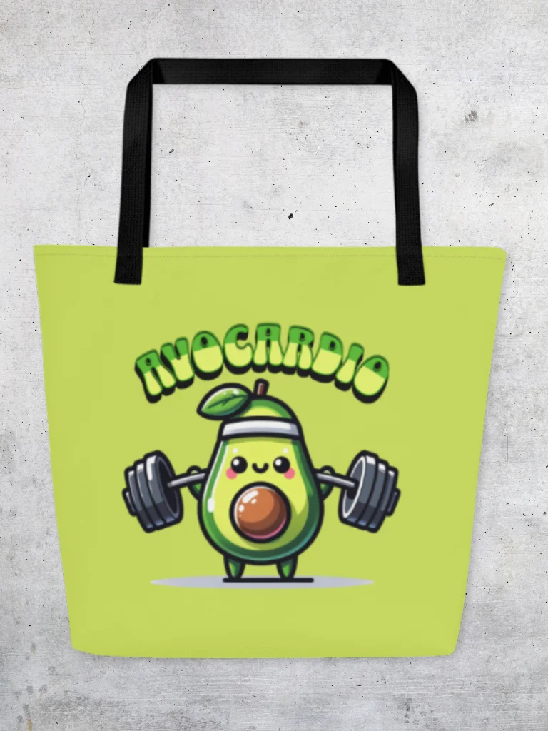 Avocardio Fitness Tote Bag product image (3)