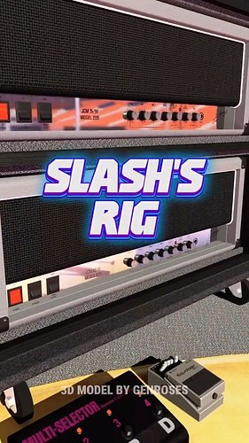 SLASH'S RIG ON THE STAGE!
#gnr #gunsnroses #slash #useyourillusiontour