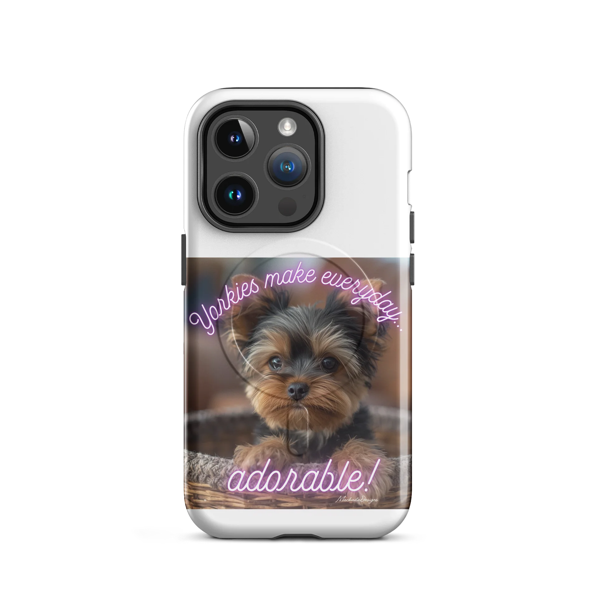 Yorkies Make Everyday Adorable iPhone Case product image (37)