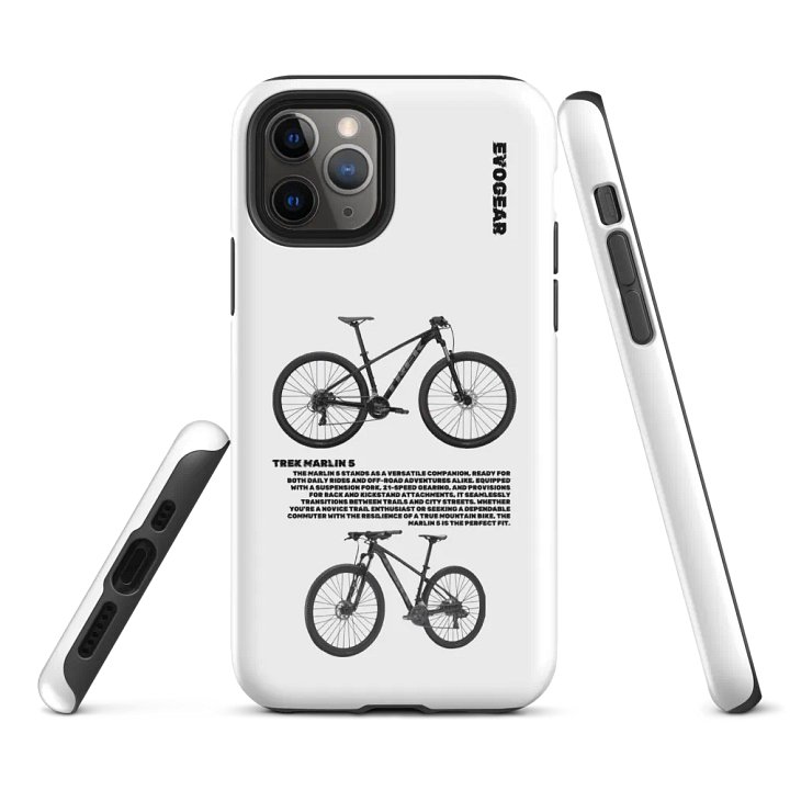 White Trek Marlin 5 iPhone Case product image (3)