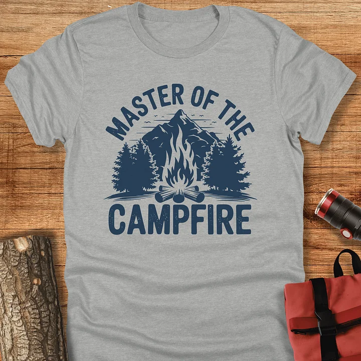 Master of the campfire, Camping t-shirt, Unisex product image (1)