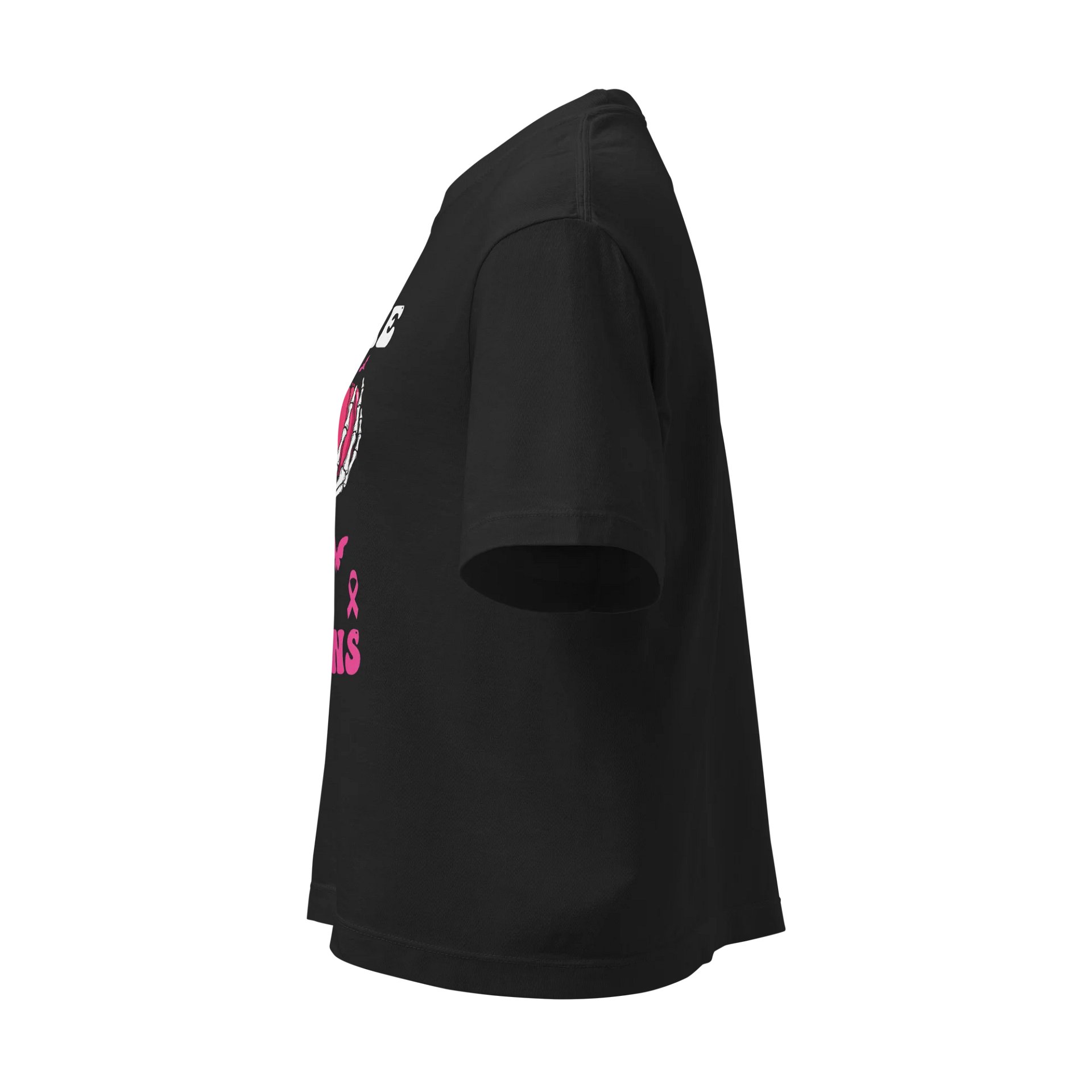 Save The Pumpkins - Breast Cancer Awareness Halloween Heavyweight Boxy T-Shirt product image (3)
