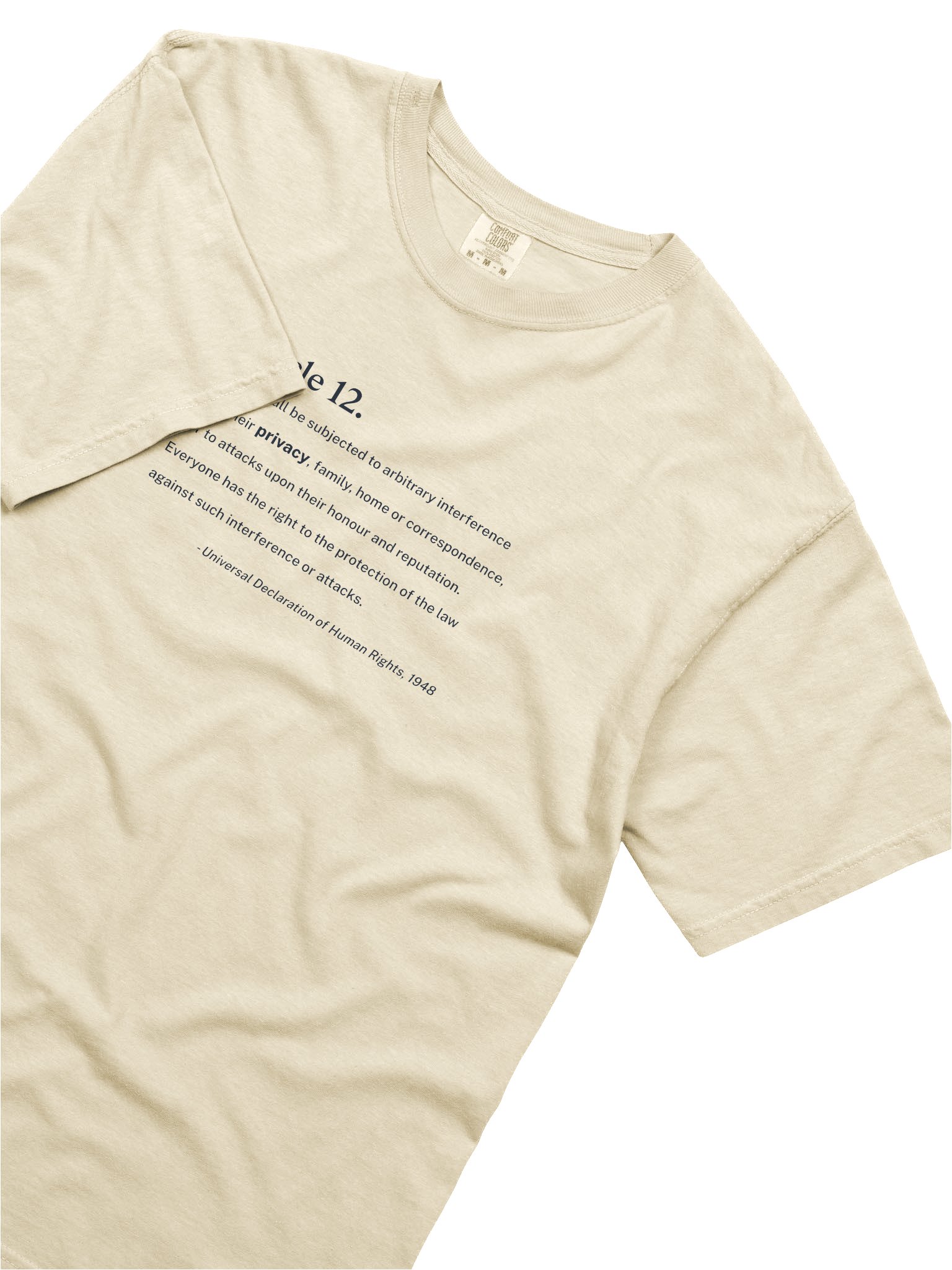 Article 12 - Heavyweight T-Shirt (Comfort Colors) product image (2)