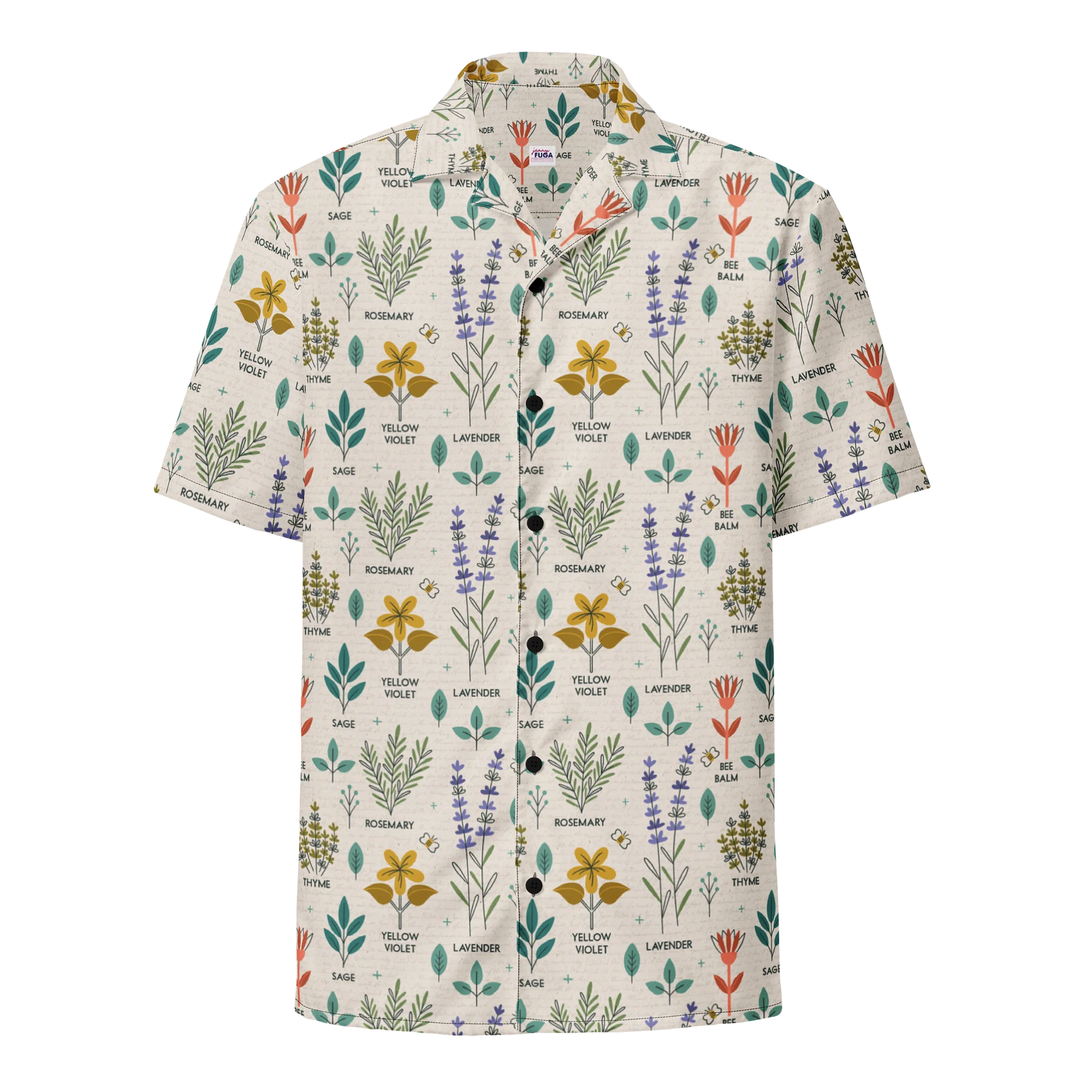 Retro Herbarium Botanicals Hawaiian Shirt product image (1)