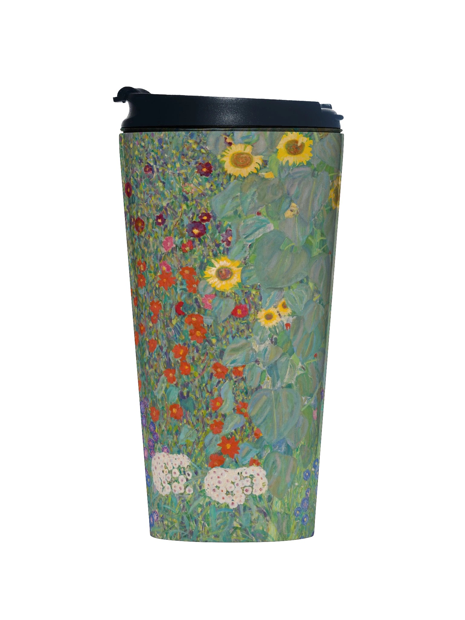 Klimt's Cottage Garden stainless steel travel mug product image (1)