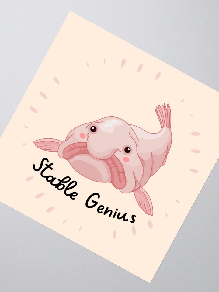 “Stable Genius” Sticker product image (3)