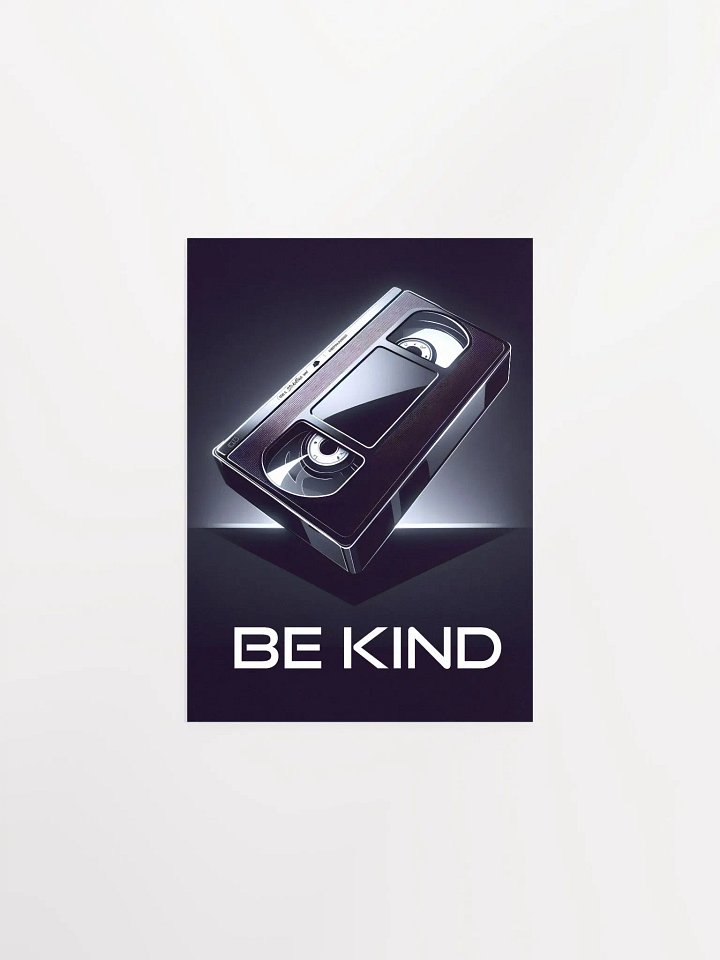 Retro VHS Tape Be Kind Poster product image (1)
