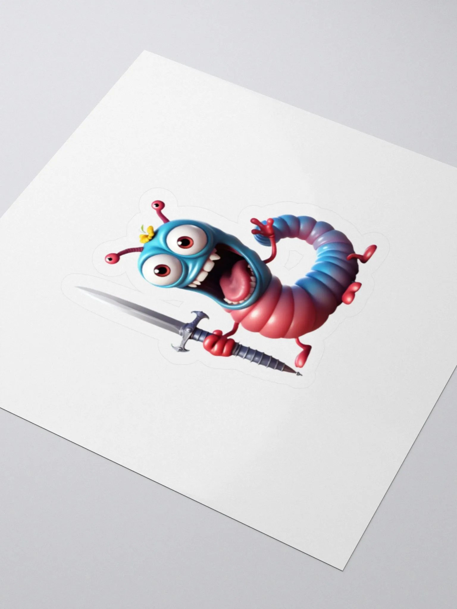 Worm Sticker product image (3)