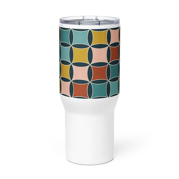 Geometric Mid Modern Century Retro Travel Mug product image (3)