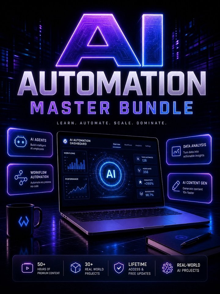 AI & Automation Master Bundle product image (1)