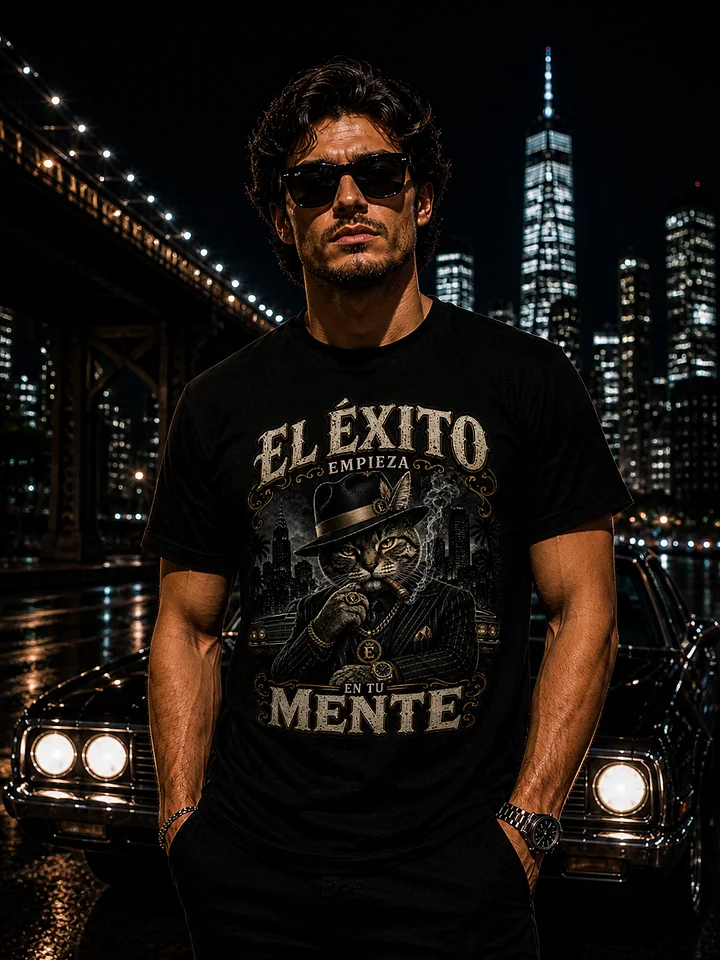 El Éxito Empieza en tu Mente — Vintage T-Shirt Gato product image (2)