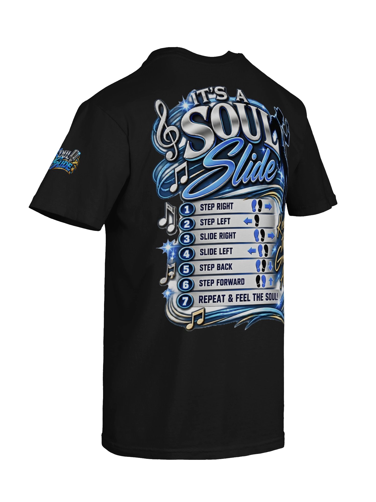 The Soul Slide Retro Music Tee product image (12)