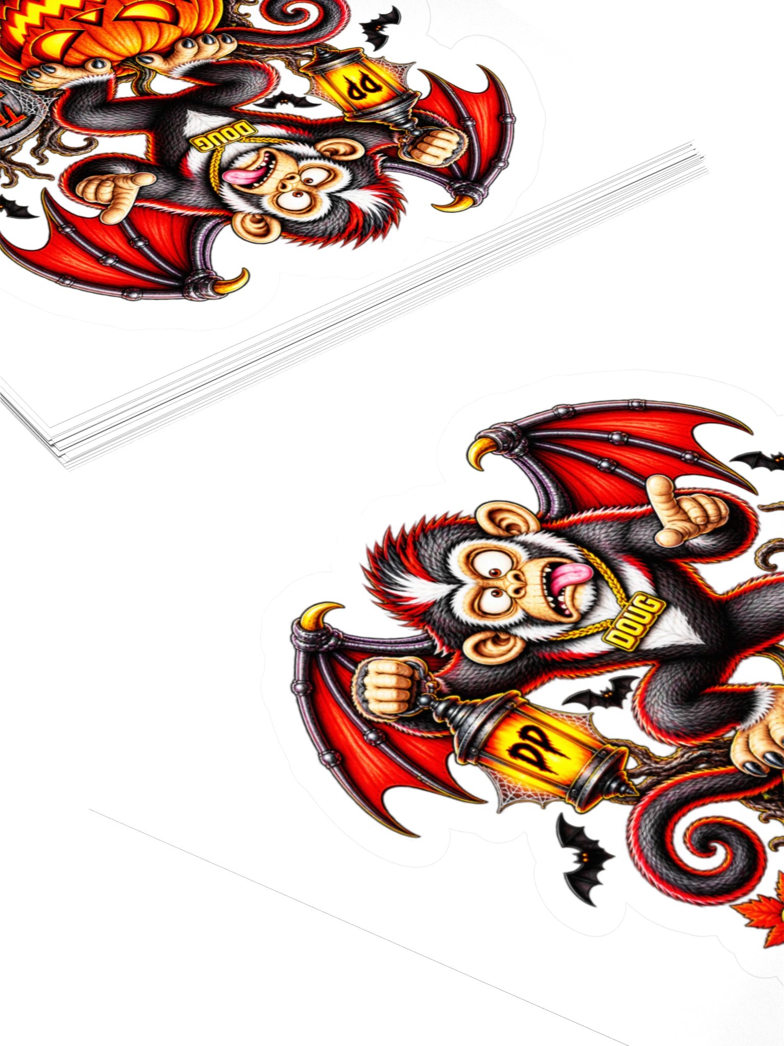 Doug trick or Treat 3" x 3" sticker product image (4)