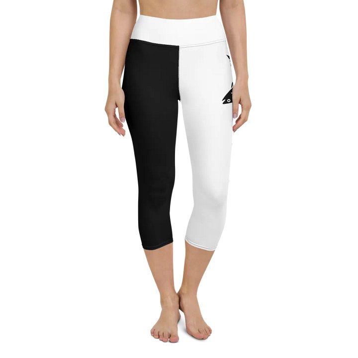 Copy of Fish Flexi Capri Yoga Leggings – 90s Vibes, Ultimate Comfort! product image (1)