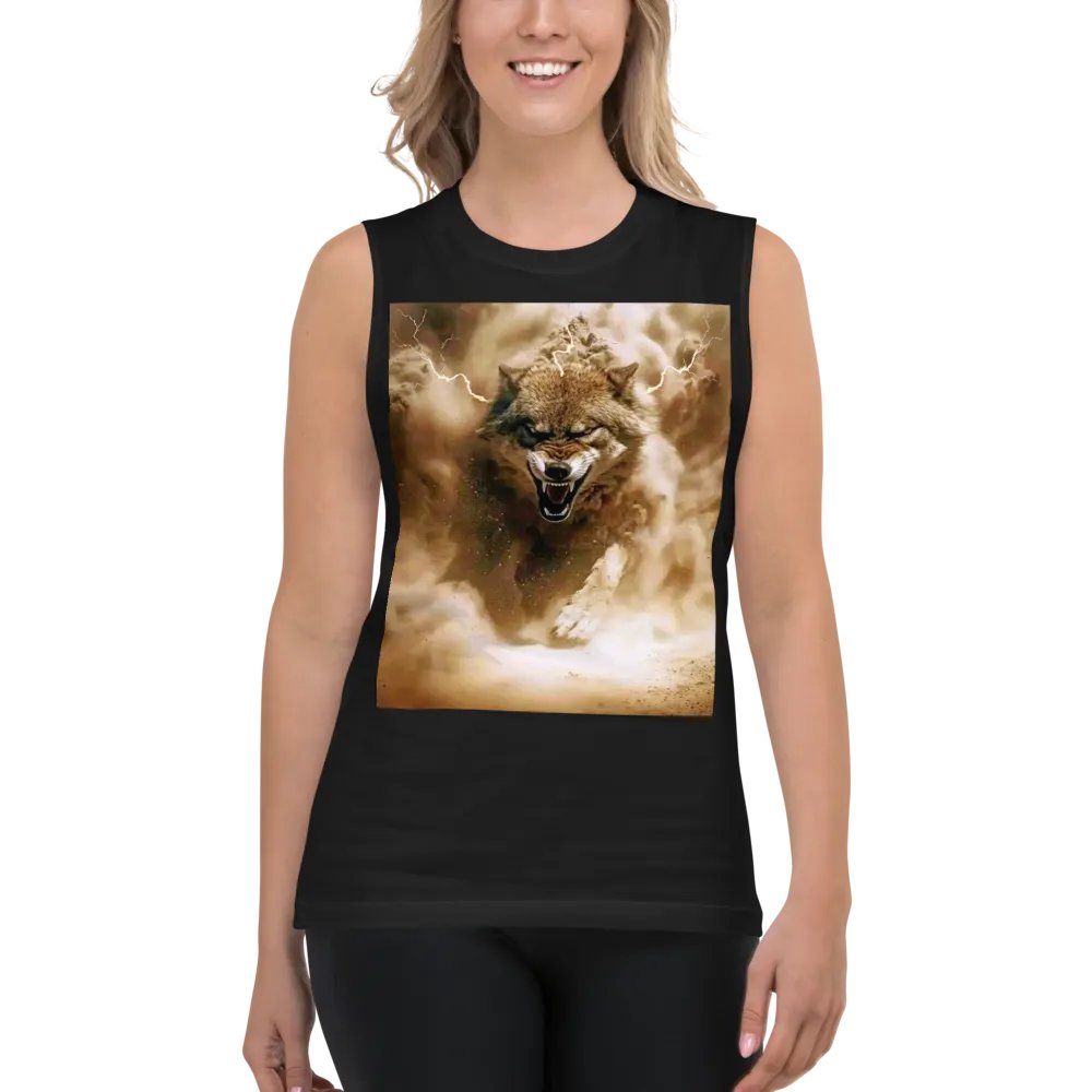 Thunderous Storm Wolf Muscle Top product image (4)