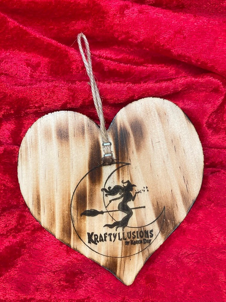 Candy Hearts Carved Ornament product image (4)