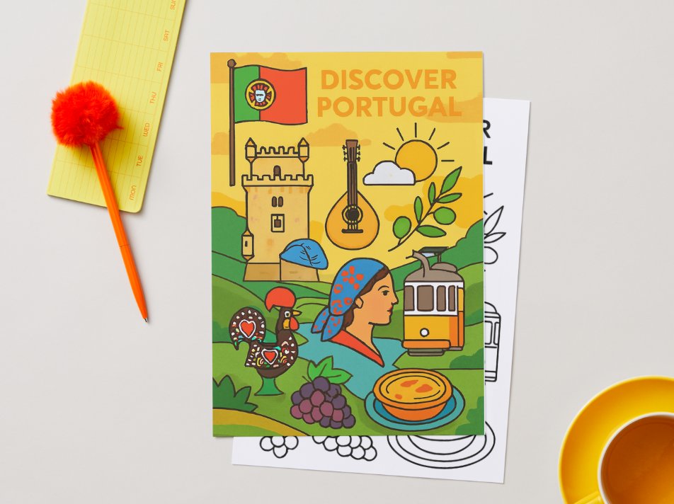 Free “Discover Portugal” Poster – European Wall Art Printable (A4 & US Letter PDF) product image (3)