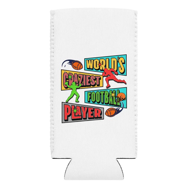 Worlds Craziest Football Player Dynamic Can Cooler product image (2)
