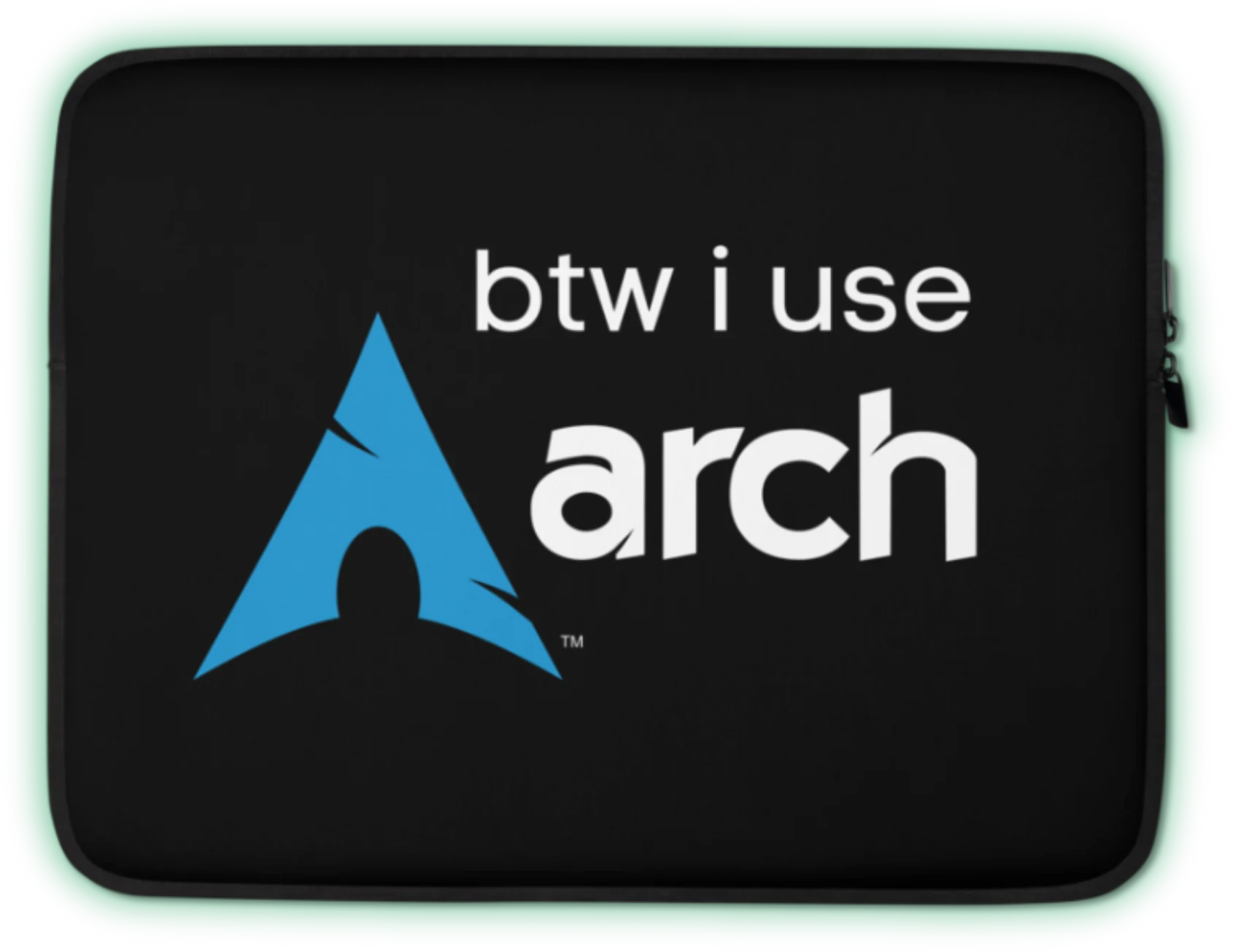 Laptop Sleeve with Arch Linux Slogan product image (1)