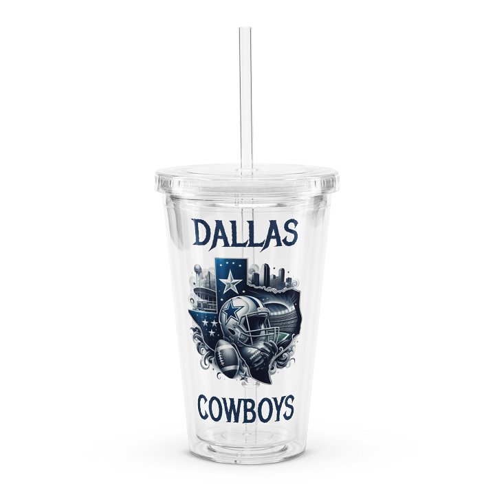 Dallas Cityscape Clear Tumbler (16 oz) product image (1)