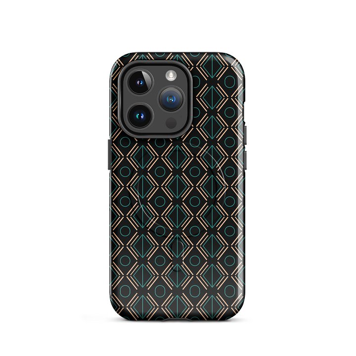 Aura iPhone 17 Tough MagSafe Case - Shockproof Dual-Layer Geometric Protective Cover product image (2)