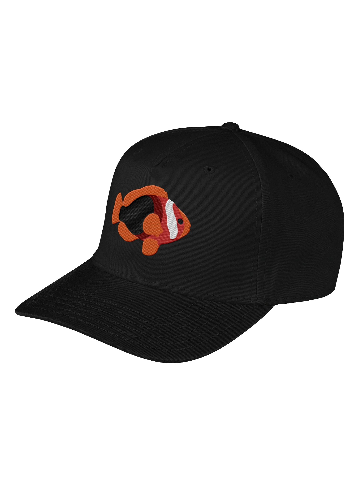 Tomato Clownfish Embroidered Mid-Profile Baseball Cap | Saltwater Reef Aquarium Fish Hat product image (5)