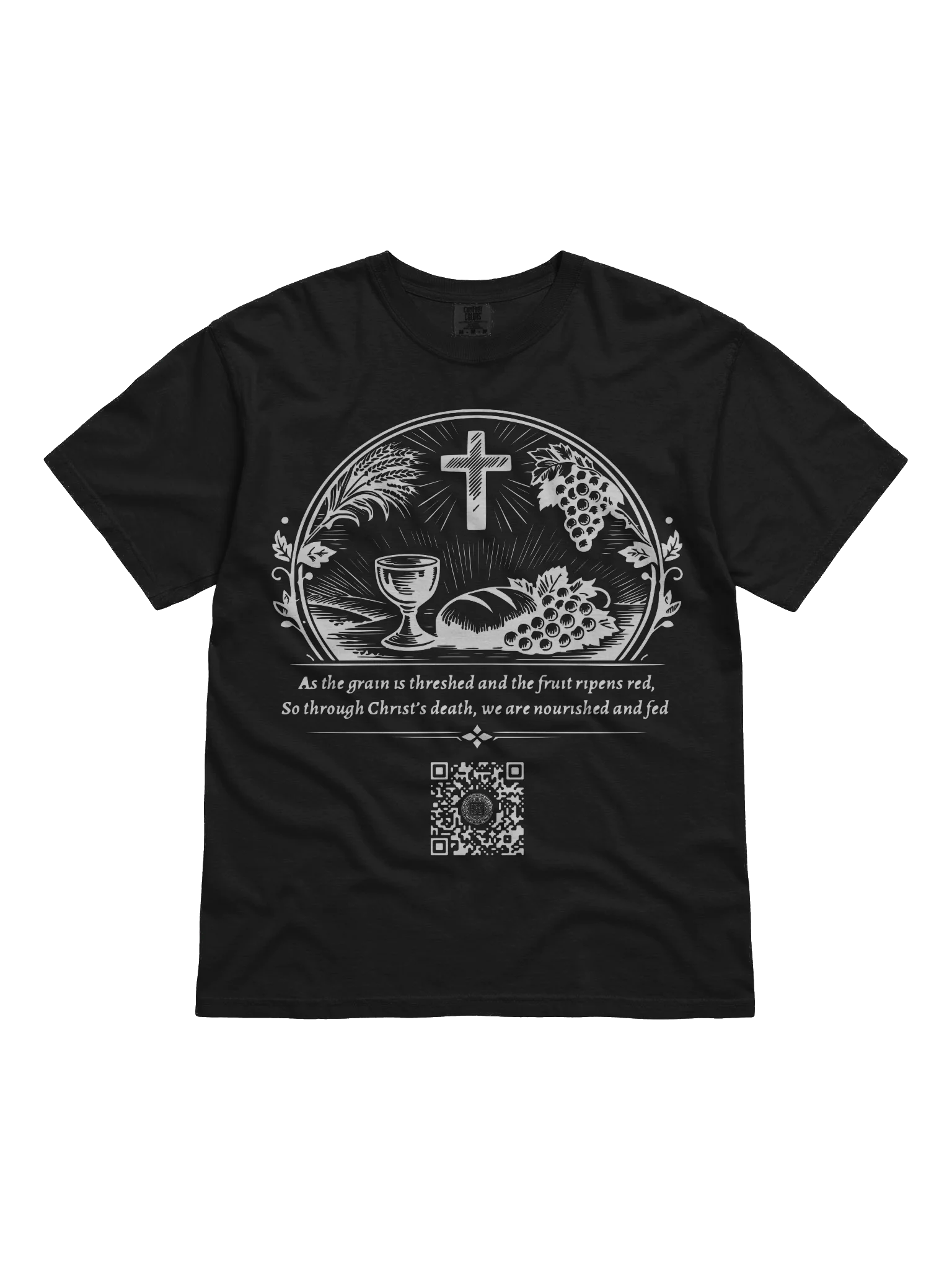 Nourishment Through Suffering (White on Black/Color) product image (1)