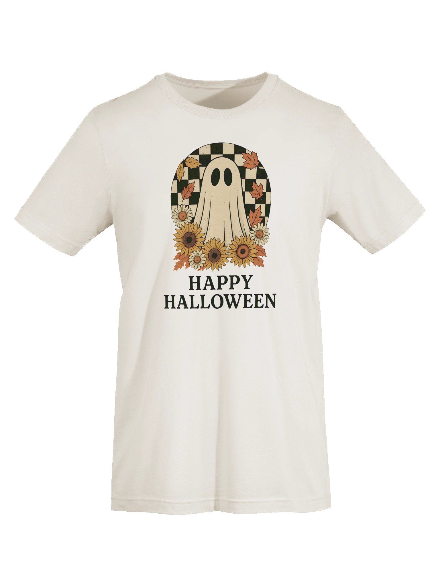 Happy Halloween Ghost Tee Shirt product image (1)